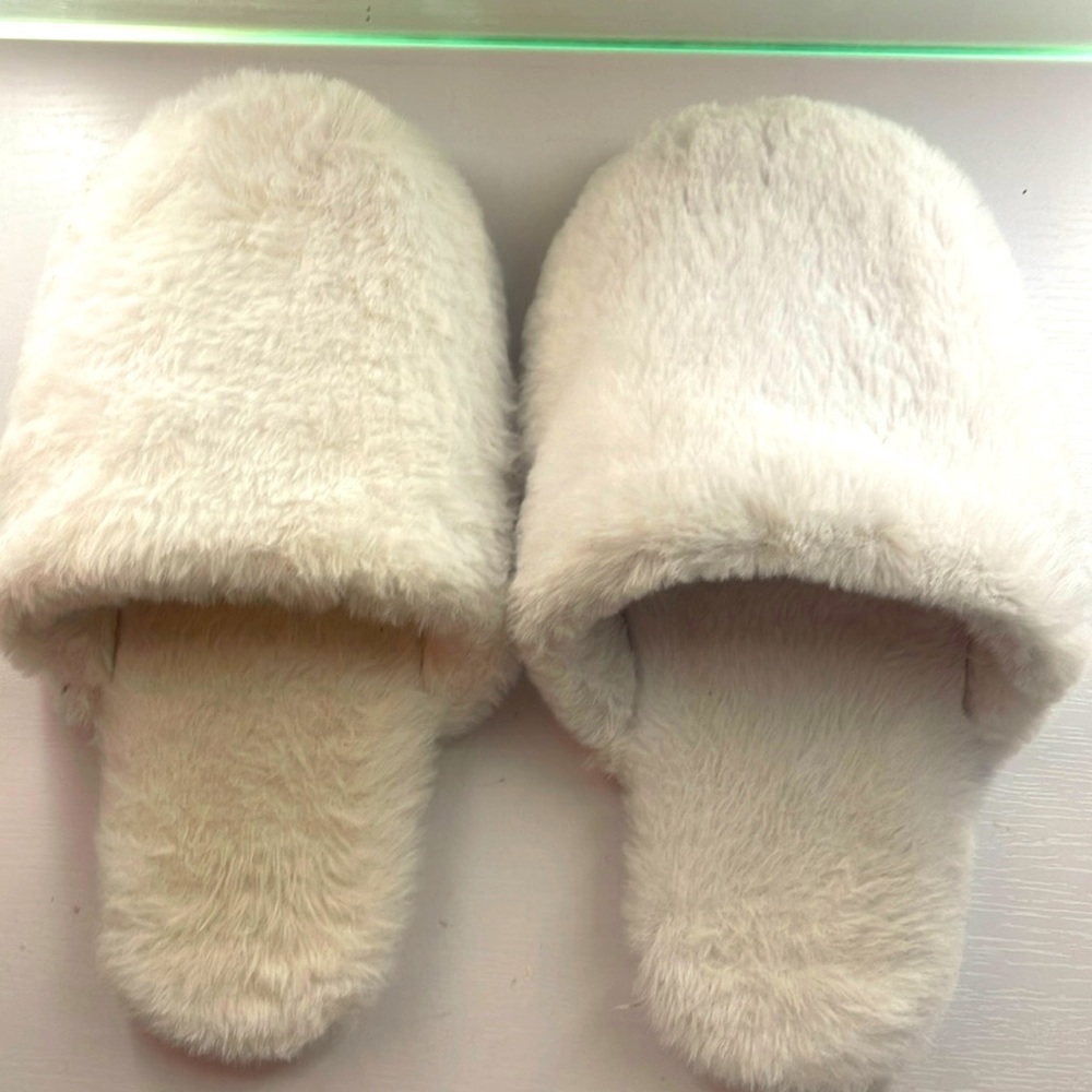 Fuzzy house slippers